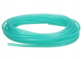 Przewód paliwa przeźroczysty (zielony) 5x8mm - 1 mb