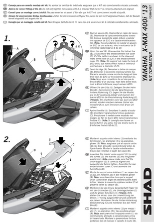 Stelaż kufra tylnego Shad do Yamaha X-Max 125 250 400