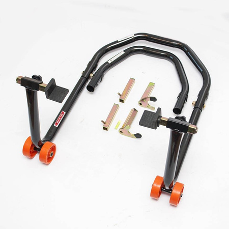 Podnośnik stojak motocyklowy 3w1 (przód/tył - typ l/v) komplet