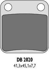 Klocki hamulcowe kh54 - zastępują db2020mx-d oraz db2020qd-d