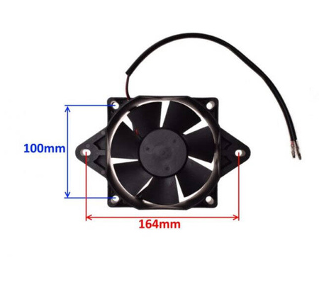 Chłodnica cieczy QUAD ATV 200 250 z wentylatorem