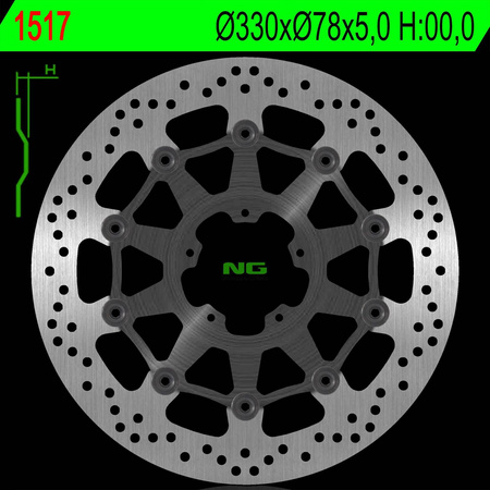 Tarcza hamulcowa przód ducati scrambler 800 15-18 (330x78x5,0mm) (5x8,5mm)