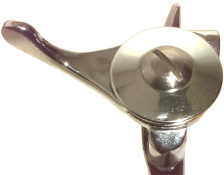 DŹWIGNIA SSANIA NA KIEROWNICĘ 7/8" (LEWA STRONA) (KOŃCÓWKA DŹWIGNI PŁASKA)