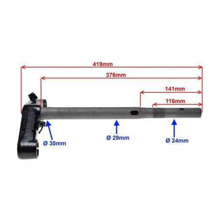 Półka widelca sztyca do Sym Orbit 4T