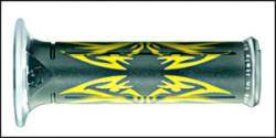 Manetki 01684/f-tg (120 mm/22 mm) z otworem kolor czarny/żółty