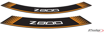 Paski na felgi puig do kawasaki z800 13-21 pomarańczowe