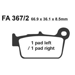KLOCKI HAMULCOWE EBC FA367/2TT