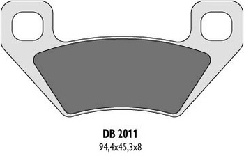 Klocki hamulcowe kh395 arctic cat - zastępują db2011mx-d oraz db2011qd-d