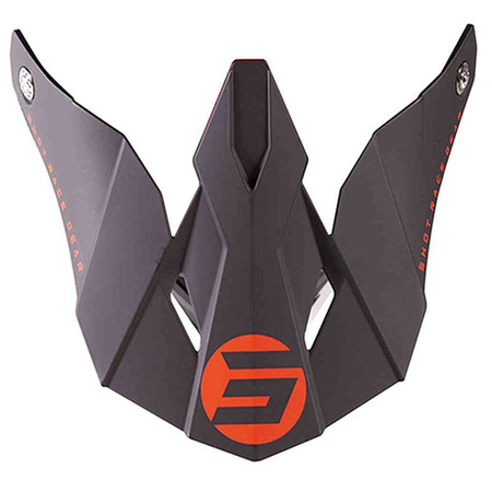 Daszek do kasku furiouraw 2.0 black red matt kolor czarny/czerwony mat