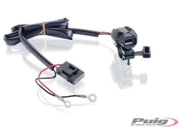 Gniazdo usb z mocowaniem do kierownicy puig