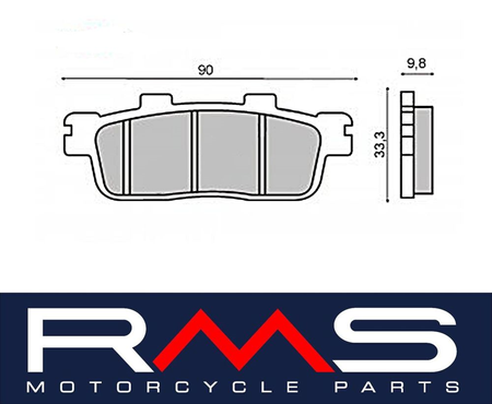 Klocki Hamulcowe Rms 225102760