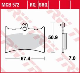 Klocki hamulcowe kh126 organic sport aprilia af-1 125 '89-'92, rs 125 '92-'04, af-1 250 '90-, benelli chrono/cx 125 '91, przód