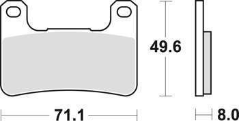 Klocki hamulcowe kh379 sinter street kawasaki z 900 18-, klz 1000 19-, h2 18-, z 1000 10-, zx10r 08-15, suzuki gsxr 600 / 750 04-10, dl 1000