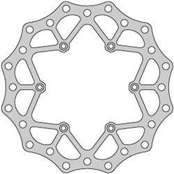 Tarcza hamulcowa przód suzuki rm 125 rm 250 drz 250 yamaha yz 125 (250x118x3mm)
