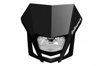 Polisport lampa przednia model lmx (żarówka halogenowa) kolor czarny