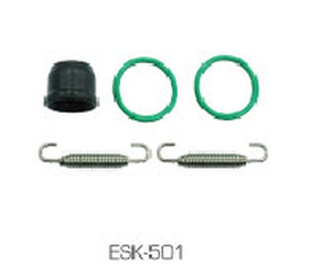 zestaw uszczelnień wydechu 2t (sprężyny, oringi i tuleja gumowa) ktm sx 50 '02-, husqvarna tc 50 '02-,