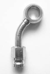 Końcówka przewodu hamulcowego kompletna aluminiowa średnica 10mm kąt 45° (w bok)