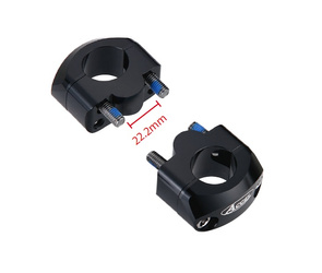 mocowanie/podwyżki kierownicy (dół-22,2/góra-28,6mm) wys. 20mm kolor czarny (bm-34bk22/28)