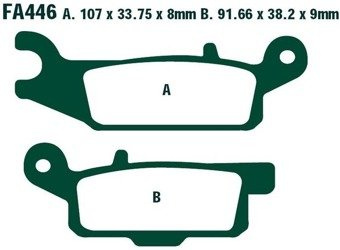 KLOCKI HAMULCOWE EBC FA446R