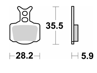 KLOCKI HAMULCOWE OFF-ROAD SINTER KOLOR ZŁOTY PRZÓD/TYŁ KTM 50 SX '24-, SX-E3/5 E-BIKE '23-, HUSQVARNA TC 50 '24-, EE 3/5 E-BIKE ;23-, GASGAS MC-E 3/5 E-BIKE '24-