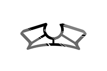 Radikal Osłona Półki Kierownicy Puig Do Yamaha Yzf-R3 15-18 Szary