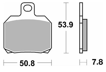 KLOCKI HAMULCOWE KH266 RACICARBON TECH KOLOR CZARNY PASUJE DO: APRILIA 1000RSV TYŁ