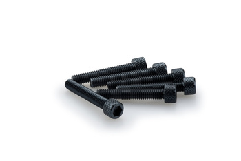 Śruby z anodyzowanego aluminium blister 6 śrub imbusowych m6x35mm czarne