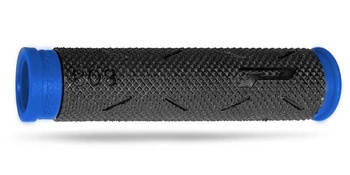 manetki pg807 atv / jet ski / mtb (22+22mm, dł.120mm) kolor czarny/niebieski (dwuskładnikowe)(808-150)