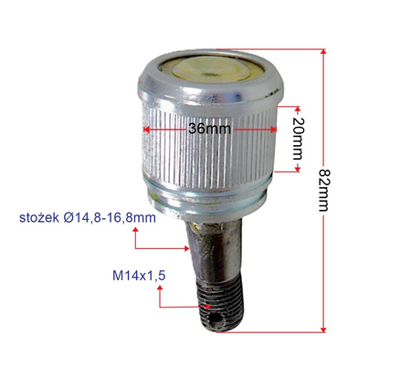Sworzeń Wahacza Power Force M14 Atv 200/250/300