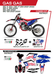 Komplet plastików plukomplet naklejek (oklein) gagamc 125 '21-'22