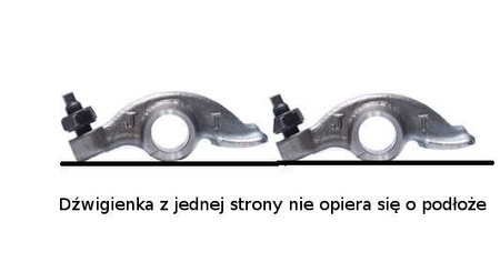 Dźwigienki zaworowe skuter 4T 139Qmb Długie Zawory