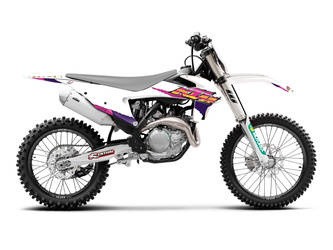 Komplet naklejek (oklein) ktm sx/sxf '19-'22, exc /excf '20-'23 retro