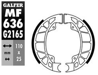 Szczęki hamulcowe tył 2022/09 hexagon 125/150 '94-'99, skipper 125/150 '93-'97, piaggio vespa et2/et4 '00-, primavera/sprint 125 '15-, zip 5