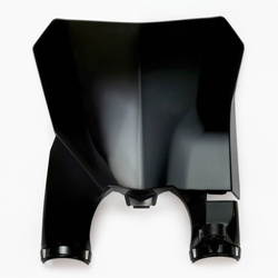 Tablica na numer startowy honda crf 250r/rx '18-'20 kolor czarny (stadium z osłonami amortyzatorów)