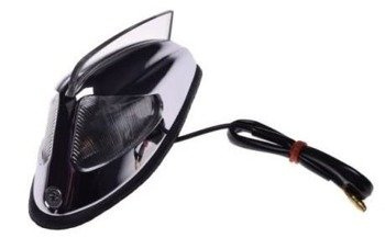 Lampa motocyklowa na błotnik Jasna chrom