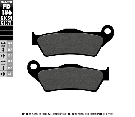 Klocki hamulcowe kh363 bmw tył