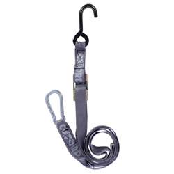 pasy z klamrą do mocowania motocykla kolor srebrny dł. 2m (stary kod ox292)