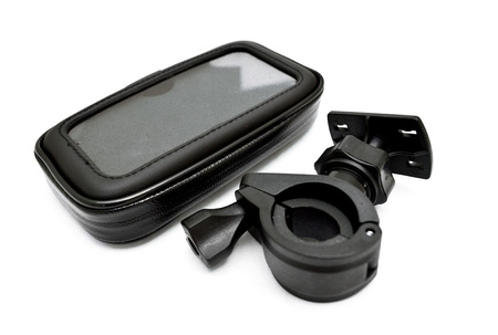 UCHWYT GPS MOTOCYKLOWY NA KIEROWNICĘ 75X140 MM