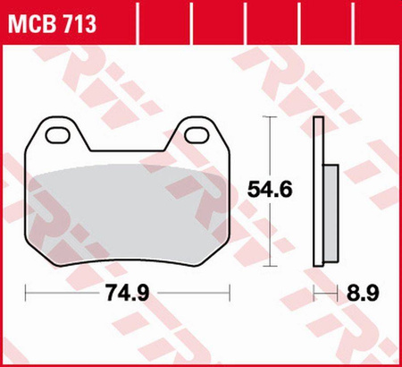 Klocki hamulcowe kh304 organic bmw k 1200lt '98-'09, r 1200cl '03-'05 tył