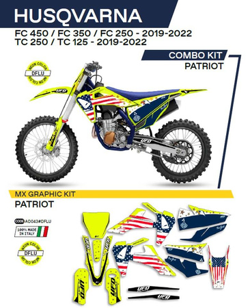 Komplet naklejek (oklein) husqvarna tc 125/250 '19-'22