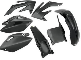 Komplet plastików honda crf 250r '11-'13, crf 450r '11-'12 kolor czarny (ho114e001)