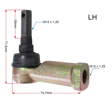Końcówki Drążków Kierowniczych Tekyo Lewa + Prawa Can-Am 51-1034-Lr