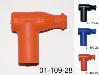 Psychic fajka na świece kątowa kolor pomarańczowy (ngk tb05)