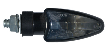 Far komplet kierunkowskazów (2szt.) kolor czarny, szkło białe przyciemniane (21w, 68mm)