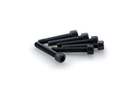 Śruby z anodyzowanego aluminium blister 6 śrub imbusowych m6x35mm czarne