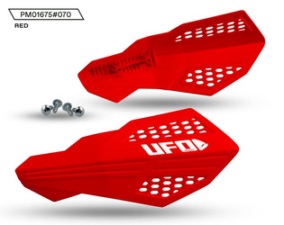 OSŁONY RĄK (HANDBARY) HORUS KOLOR CZERWONY (LISTKI - POTRZEBNE MOCOWANIE PM01669, PM01665, PM01666 LUB PM01667)