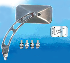 Lusterko FAR uniwersalne carbon lewe/prawe