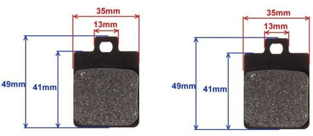 Klocki hamulca do Piaggio Gilera Derbi Vespa Cpi