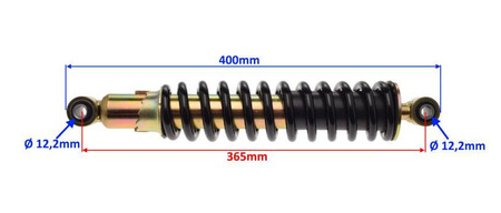 Amortyzator Tylny Do ATV BASHAN BS250S-5 4T Czarny