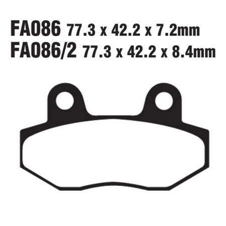 Klocki hamulcowe Hyosung GT 650 Honda NSR 50 AJS Daytona 125